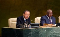 Ban welcomes UN Assemblys endorsement of action plan Ban welcomes UN Assemblys endorsement of action plan