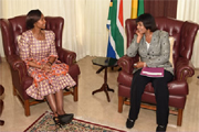 Minister Nkoana Mashabane arrives in Jamaica on a Working Visit Minister Nkoana Mashabane arrives in Jamaica on a Working Visit